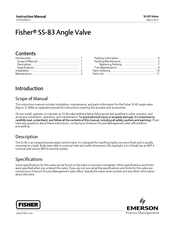 Emerson Fisher SS-83 Instruction Manual