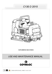 comoc C130 D 2015 Use And Maintenance Manual