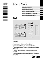 Lenze L-force EWS0002 Mounting Instructions