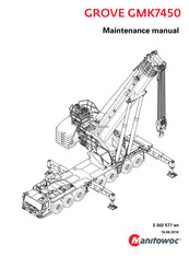 Manitowoc GROVE GMK7450 Maintenance Manual