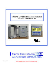 Sigma Controls Sigma Myriad ANN2 Instruction Manual