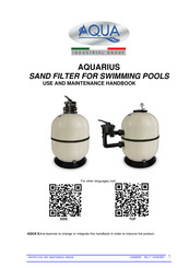 Aqua AQUARIUS Use And Maintenance Handbook