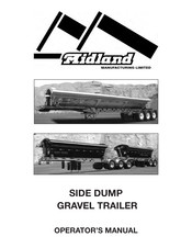 Midland SIDE DUMP GRAVEL TRAILER Operator's Manual