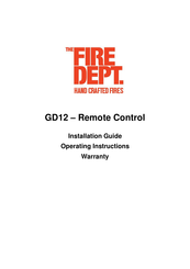 Fire dept GD12 1400 Installation Manual