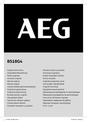 Aeg BS18G4 Original Instructions Manual