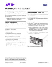 Avid Technology Milan MLN-192 Installation Manual