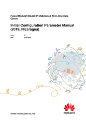 Huawei FusionModule 1000A20 Initial Configuration Parameter Manual