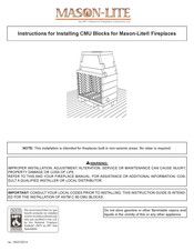 mFi Mason-Lite MFP44 Instructions
