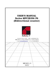 Mect MPCIB396 P6 Series User Manual
