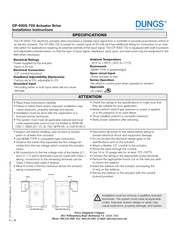 Dungs CP -9302-702 Installation Instruction