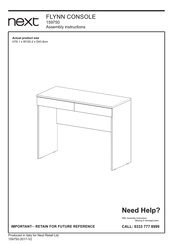 Next 159750 Assembly Instructions Manual