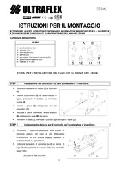 Ultraflex K65 Installation Instructions Manual