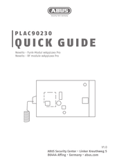 Abus PLAC90230 Quick Manual