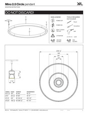 XAL Mino 2.5 Circle Mounting Instructions