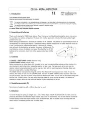 Velleman CS220 Manual