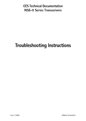 Nokia NSB-9 Troubleshooting Instructions