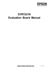 Epson S1R72U16 Manual
