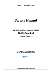 Nokia RH-109 Service Manual