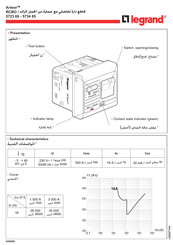 Legrand Arteor RCBO Quick Start Manual