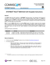 CommScope iP-600B-12-SC-MMF Instruction Sheet