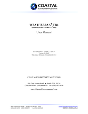Coastal WEATHERPAK TRx User Manual