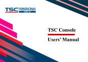 Tsc Console User Manual