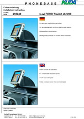 Kuda-Phonebase 295240 Installation Instruction