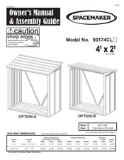 SPACEMAKER 90174CL Series Owner's Manual & Assembly Manual