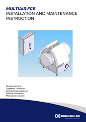 Kongskilde MULTIAIR FCE Installation And Maintenance  Instruction