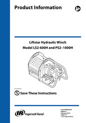 Ingersoll-Rand Pullstar PS2-1000H Product Information