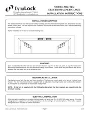 DynaLock 3002 TJ32 Series Installation Instructions Manual