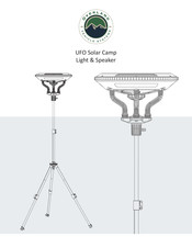 Overland Vehicle Systems UFO Solar Camp Light & Speaker Instruction Manual