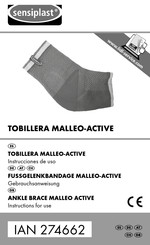 Sensiplast MALLEO ACTIVE Instructions For Use Manual