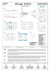 Eduard Mirage IIICJ Assembly Instructions Manual