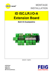 Feig Electronic OBID i-scan ID ISC.LR.I/O-A Montage, Installation