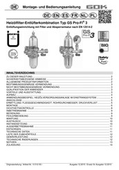 GOK GS Pro-Fi 3 Assembly And Operating Manual