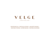 VELGE VCCH6506.1 W Installation, Operating And Maintenance Instructions