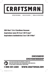 Craftsman CMCVS001D1 Instruction Manual