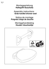 Duschservice shower seat Assembly Instructions Manual