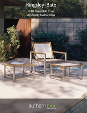 Kingsley-Bate IB30 Ibiza Club Chair Assembly Instructions