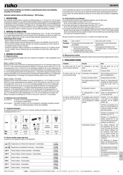 Niko 330-00701 Manual