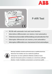 ABB F-ARI Test Manual