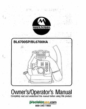 Maruyama BL6700SP Owner's/Operator's Manual