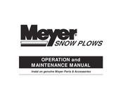 Meyer MDII C-7.5 Operation And Maintenance Manual