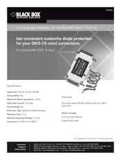 Black Box SP508A Quick Start Manual