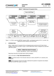 Commscope MRJ21 Quick Fit Cassette Instruction Sheet