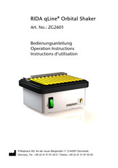 R-Biopharm RIDA qLine ZG2601 Operation Instructions Manual