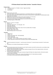 Flying Industry Development S1T-AC110 Quick Manual