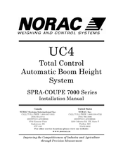 Norac SPRA-COUPE 7000 Series Installation Manual