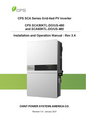 Cps SCA Series Installation And Operation Manual